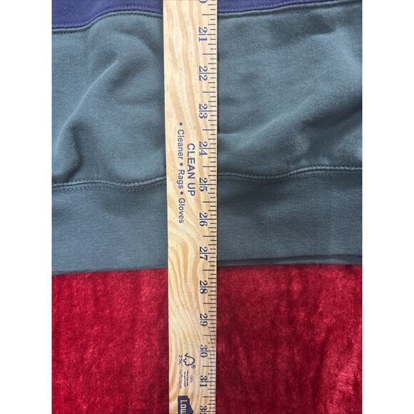 Chaps Crest Embroidered Sweatshirt Pullover Color Block Size L - Picture 7 of 8